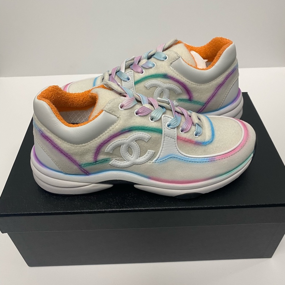 Chanel Rainbow Sneakers